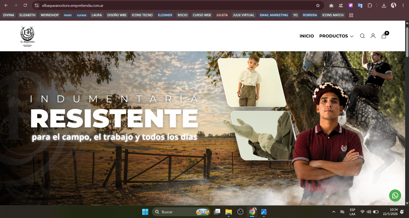 Tienda online El Baqueano
